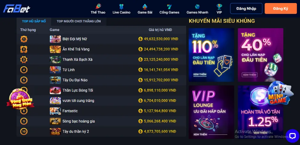 Game Bắn Cá Nữ Thần Đại Dương